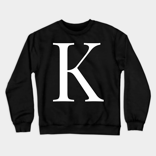 Alphabet k Crewneck Sweatshirt by maro_00